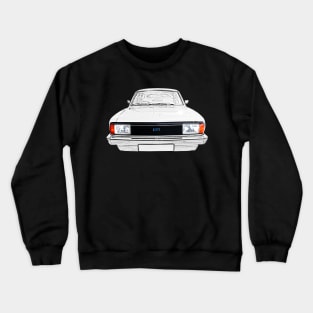 Morris Ital 1980s British classic car monochrome enhanced Crewneck Sweatshirt